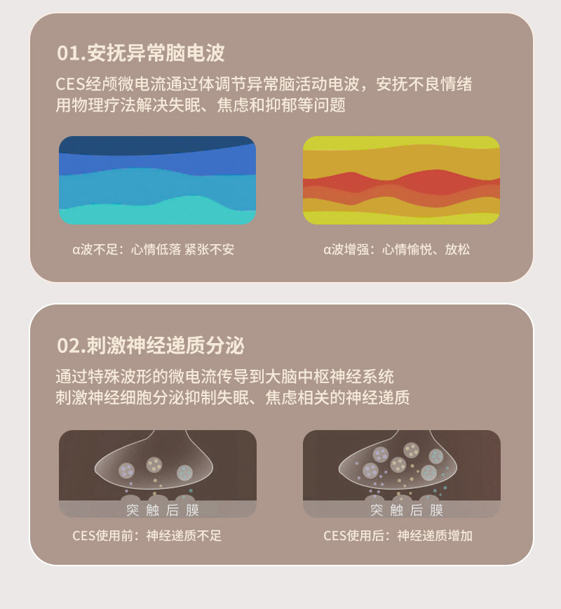 CES微电流手部助眠仪