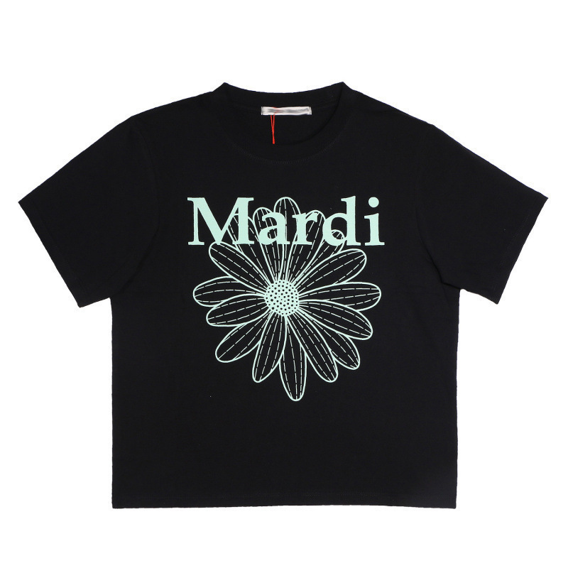 【カウンター品質】韓国マルディトレンドブランド半袖Tシャツリトルデイジードーマンプリントラウンドネックピュアコットンクロスボーダー|undefined