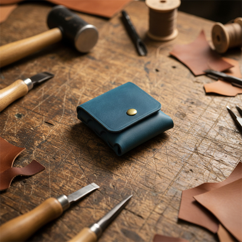 블루 [크레이지 호스 헤드 레이어 소가죽]