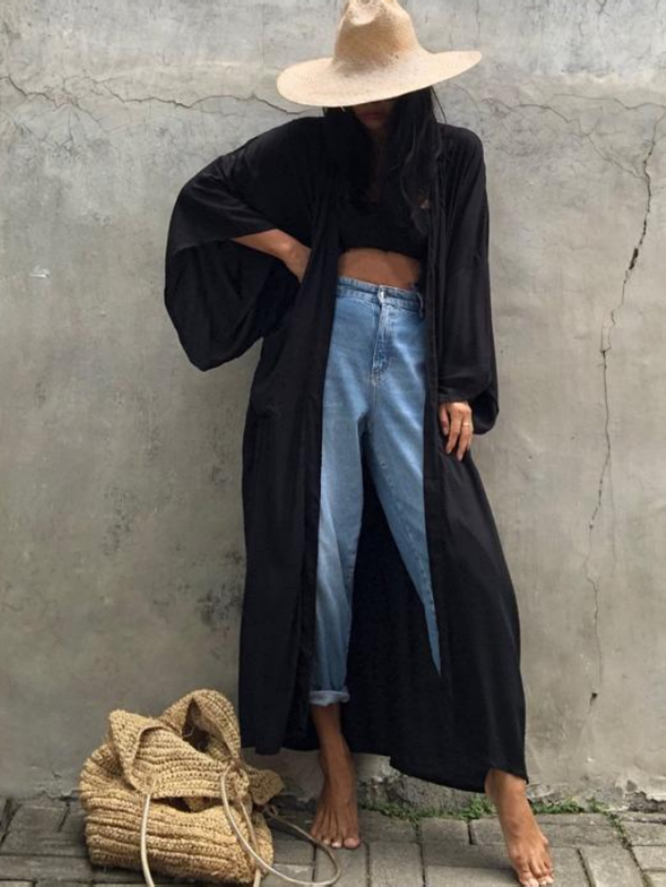 Cárdigan de rayón europeo y americano transfronterizo con blusa de playa Cárdigan sexy blusa de bikini de vacaciones de manga larga MK0001