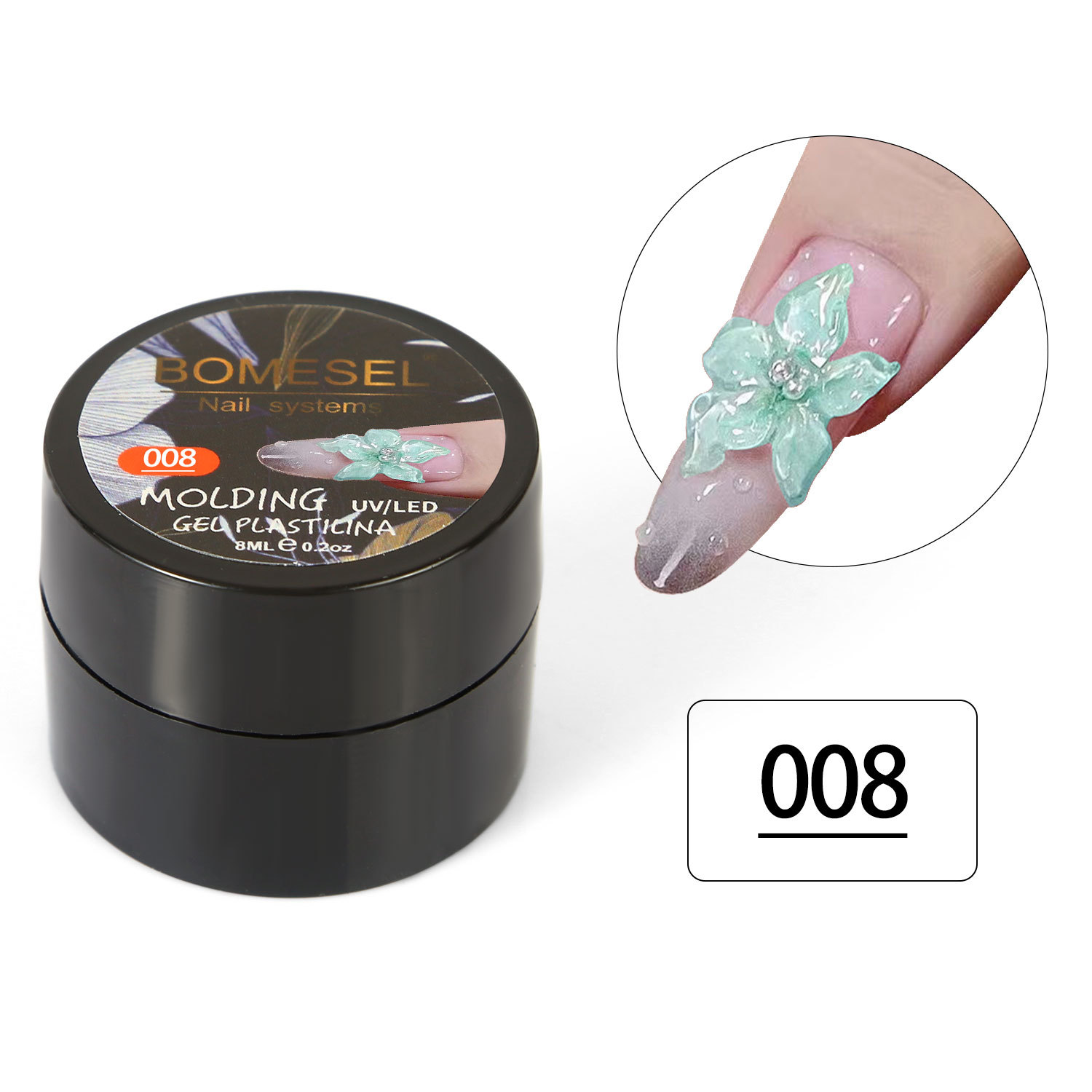 Gel funcional para decoración de uñas, gel sólido para esculpir, gel de pintura estéreo 3D, gel para modelar, gel de color para uñas, gel para amasar, directamente de fábrica.