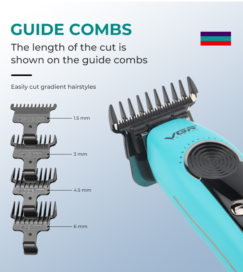 Vgr299 Professional Electric Hair Trimmer With High Speed Motor_voghion.com