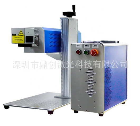 二氧化碳激光打标机生产日期木头皮革亚克力塑料打码机CO2镭雕机