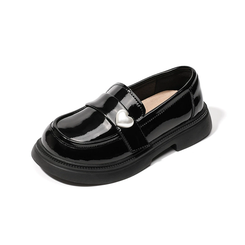 Кожаная обувь для девочек, весна-осень 2025, новые детские туфли на мягкой подошве, туфли принцессы для маленьких девочек, детская обувь, детские одинарные туфли, дропшиппинг