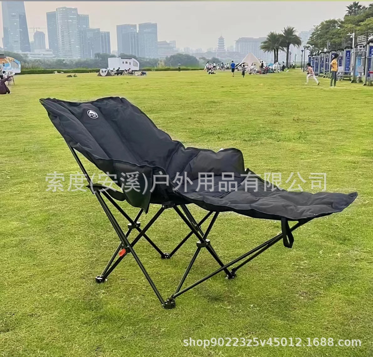 Cable al aire libre Luna Silla de doble uso plegable audaz silla ajustable portátil camping alta espalda transpirable malla superficie cómoda y estable