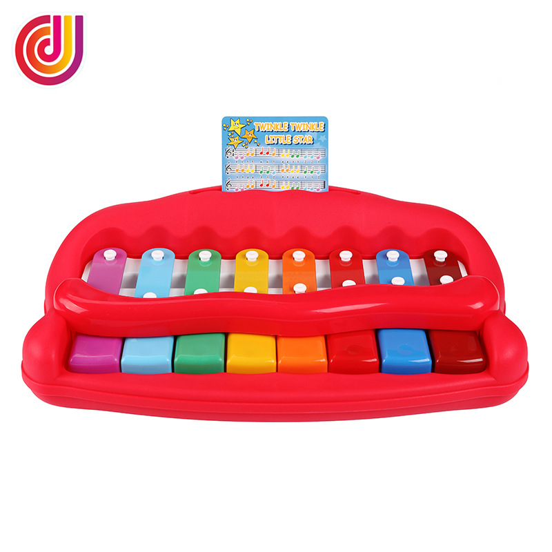 Children's percussion instrument, octave, music piano, children's early education toy, plastic musical toy