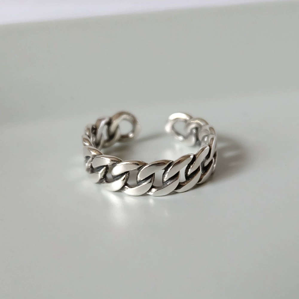 Серебряное кольцо 925 пробы, матовая отделка, стиль легкой роскоши, середний палец, не тускнеет