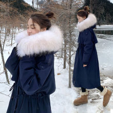 反季清仓派克羽绒服女款中长款冬季外套2025年新款过膝小个子学生