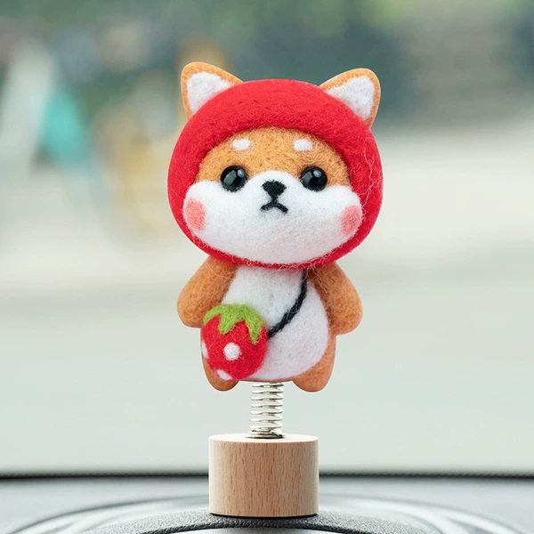 Car Mount + Strawberry Shiba Inu + Instructional Video