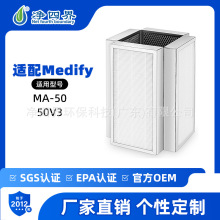 �m��Medify MA-50 50V3�՚�������Vо����̿HEPA����ȩ��ζ�V�W