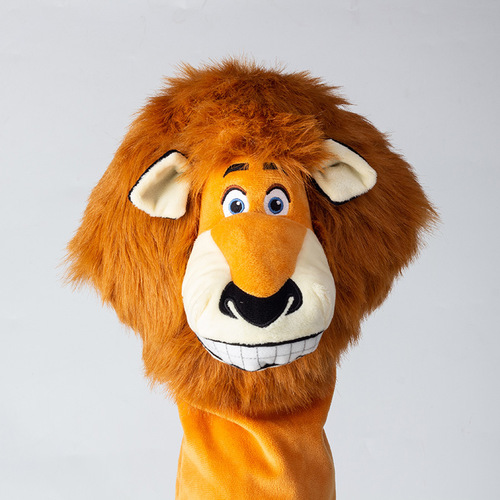 Cross-border hot selling lion golf club cover cartoon animal header cover No. 1 pole protective cover manufacturer wholesale
