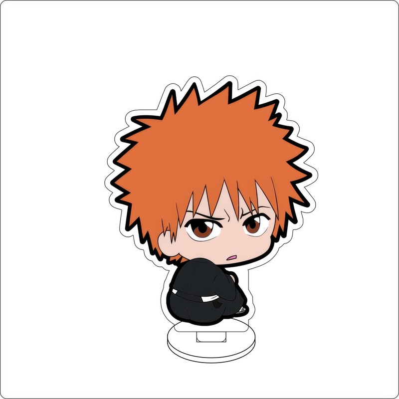 BLEACH ブリーチ Q版 10CM アクリルスタンド アニメグッズ 卓上飾り 黒崎一護|undefined