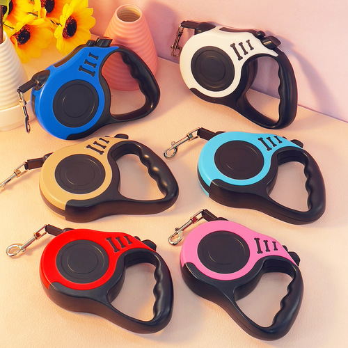 Small and Medium Dog Leash, Dog Collar, Walking Rope, Pet Dog Automatic Retractable Leash, Pet Supplies