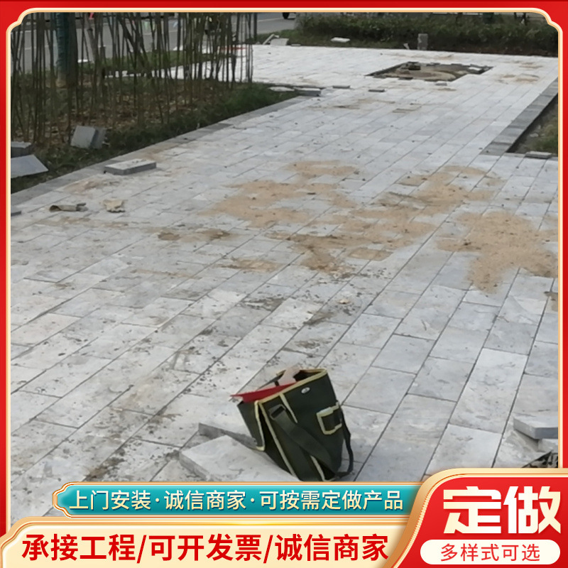 厂家销售青石板材栈道面荔枝面菠萝面仿古青石地砖 火烧面地铺石