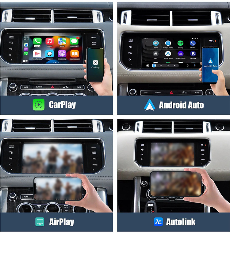 Compatible with Jaguar Land Rover wireless Apple Carplay Android Auto navigation BOSCH Bosch system