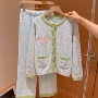 外穿拼色秋冬季保暖家居服