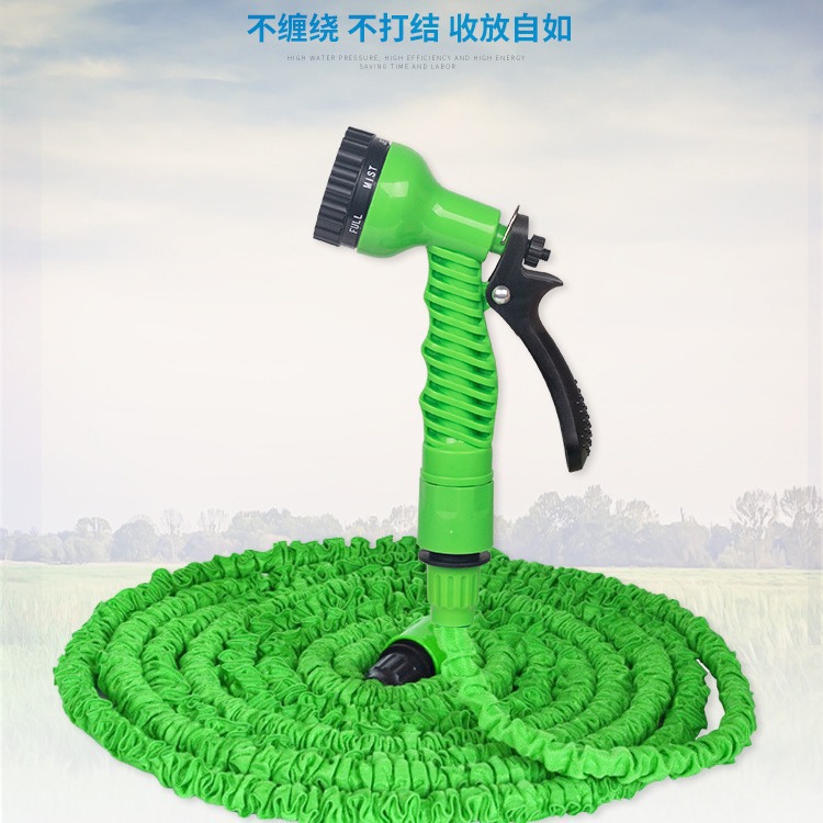 供应蓝色水枪套装洗车水枪家车两用高压水枪户外汽车用品批发75FT