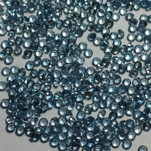 Wholesale Natural London Blue Topaz Round 0.9-5MM Blue Topaz