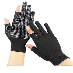Nylon finger-breaking gloves for mountaineering and cycling, finger-less, unisex, non-slip, finger-breaking plastic work breathable gloves