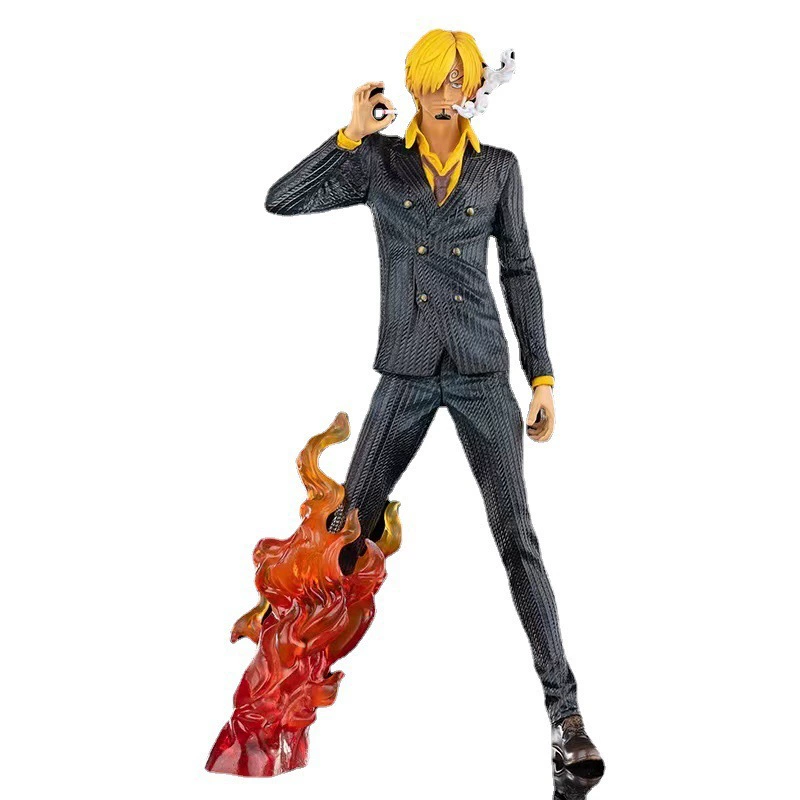 One Piece GK Fantasy Шэньчжи Черно-белая двойная голова супер аниме сценография статуэтка коробочная модель
