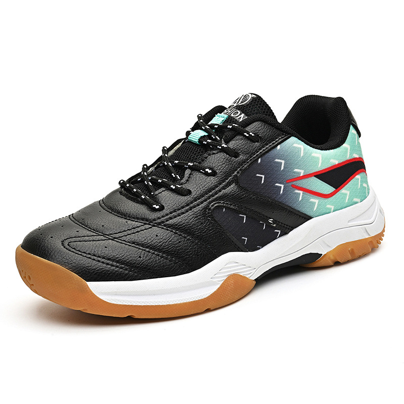 Nuevos zapatos de bádminton profesionales transfronterizos para niños y niñas zapatos de entrenamiento antideslizantes para competiciones deportivas al aire libre