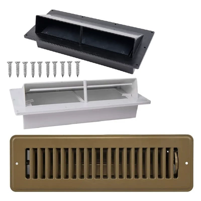 White and black American RV range hood vent exhaust hole cover adjustable screw RV accessories