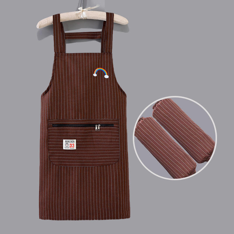 Alça de bolso com zíper-pequeno arco-íris/cor café+mangas / Tamanho médio 85-160 libras