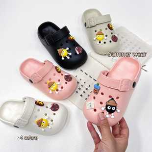 Birkenstock Slippers Kidsren's Clogs Summer Outer Wear Cute Boys and Girls Baby Beach Shoes Baotou Family Sandals