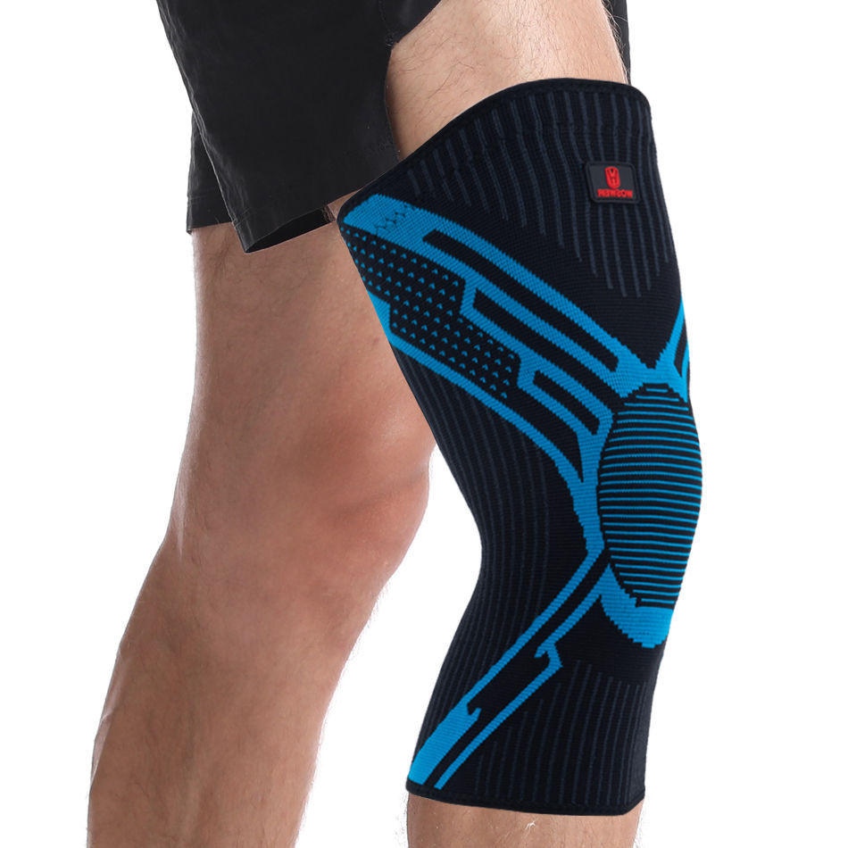 Deportes de verano rótula saltar cuerda alargada nylon delgada correr baloncesto hombres y mujeres profesional antideslizante rodilla manga protectora