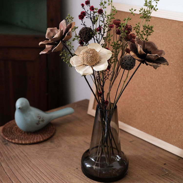 Mori-style Natural Fresh Dried Flowers suit Retro Homestay Cafe Art Decoration Decoration Living Room Photography Art