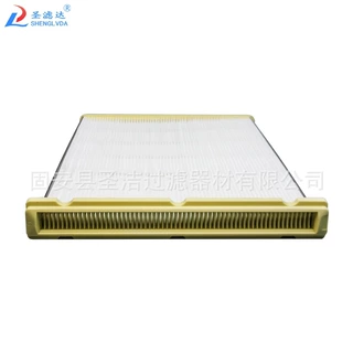 制造商耐高温可定制平板防尘过滤器激光切割和工业除尘平板褶皱过