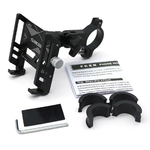 360-degree multi-directional adjustable rotating aluminum alloy phone holder motorcycle bicycle electric scooter GPS phone stand