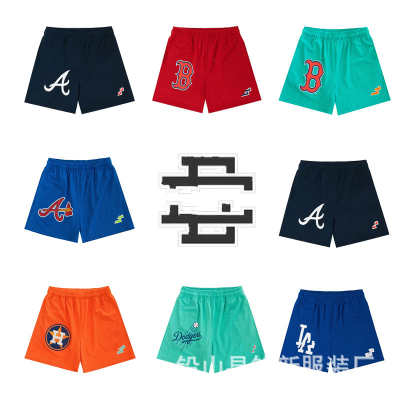EE American Casual Shorts Trendy Mesh Hole Quick-drying Breathable Sports Fitness Running Basketball Shorts Cross-border Foreign Trade