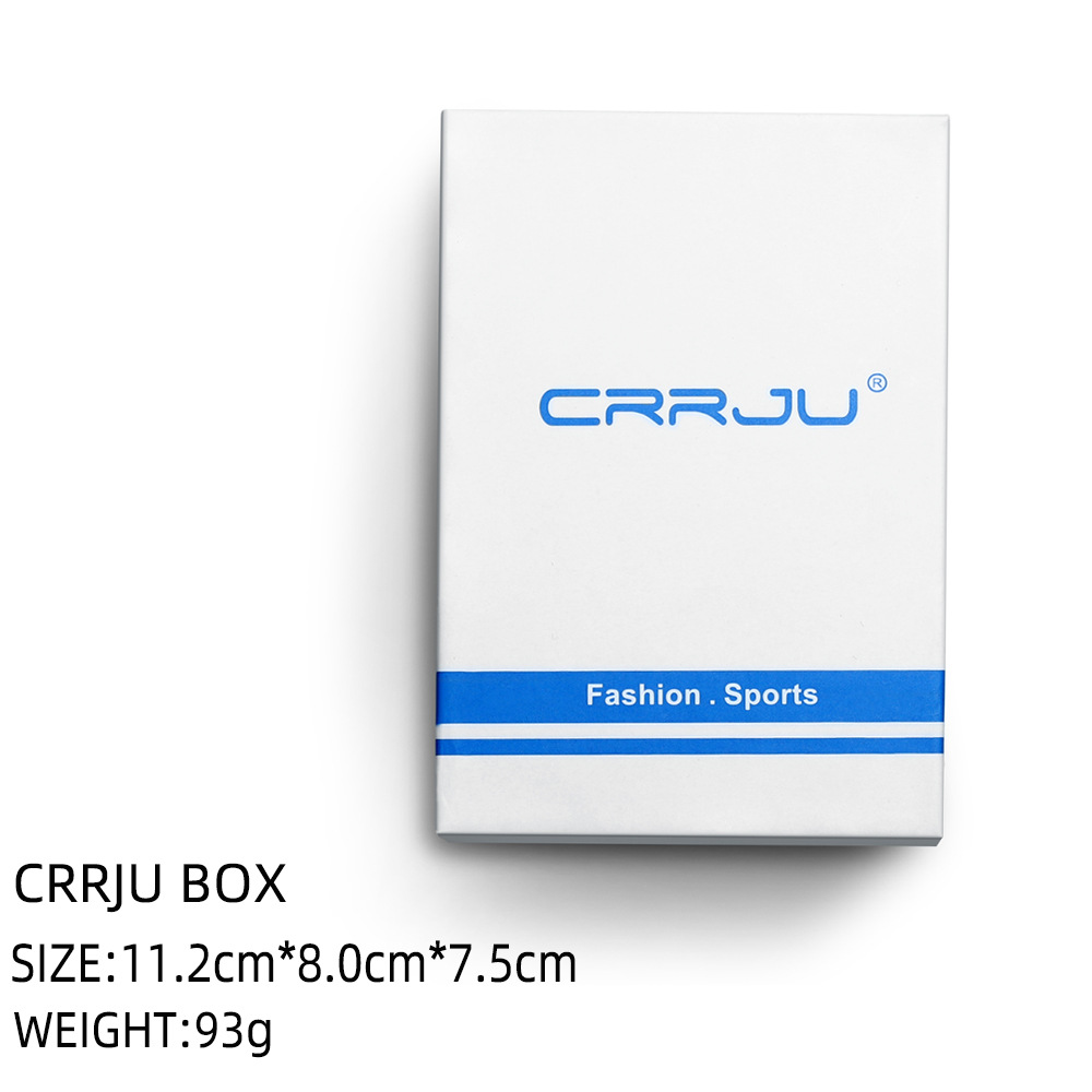 Caja de reloj blanca cuadrada CRRJU