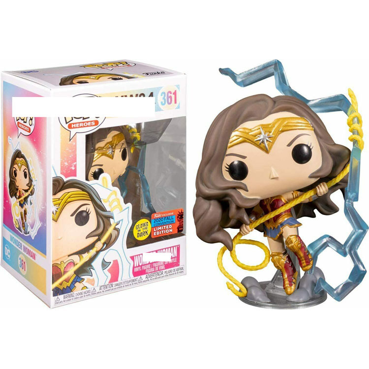 FUNKO POP超级英雄神奇女侠动画漫画周边手办公仔夜光版361 WW84