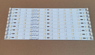 Led Light Strip Long Strip Light Source Light Panel Three-Color Dimming Living Room Home Ceiling Light Replacement Wick Patch Lamp Beads