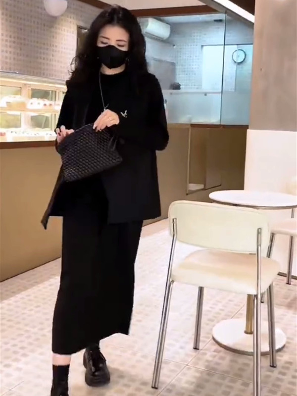 2025春秋无袖背心坎肩马夹黑色西装外套女宽松百搭休闲夹克马甲女|undefined