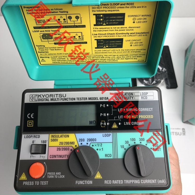 KEW6010A共立多功能测试仪克列茨电压绝缘电阻接地测试仪6010A