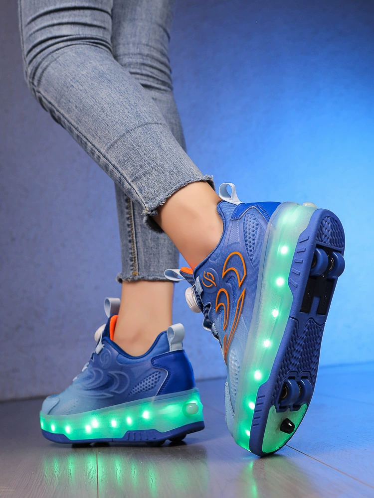 斯耐龙 Shoes on four wheels, детские двуколёсные коньки для мужчин и женщин, для пожилых, для учеников начальной школы, (Cross-border trading), для начинающих