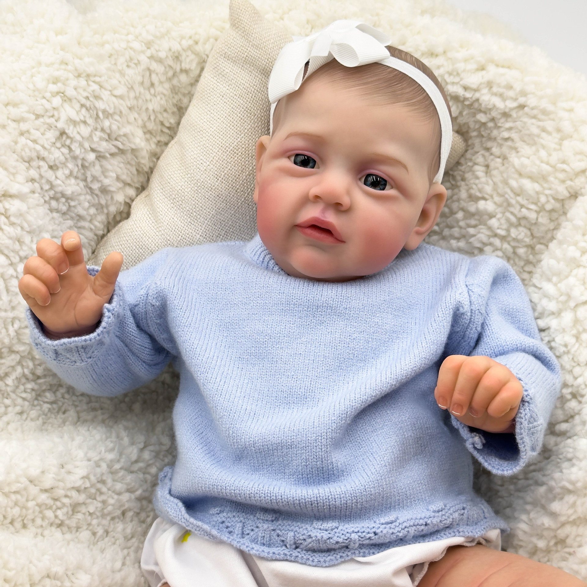 50cm tela cuerpo simulación bebé reborn muñeca Maryann transfronterizo e-commerce suministro de una sola pieza de entrega