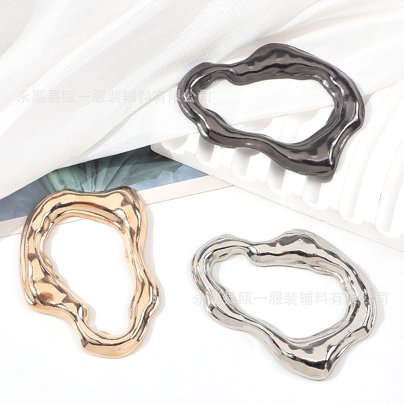 Europa y los Estados Unidos bañador de decoración hebilla de aleación de forma especial accesorios de ropa bolsas de zapatos hebilla de cadena accesorios de zinc hebilla de ropa