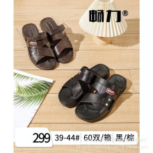 2025新款一次成型越南牛筋橡胶男凉防滑耐磨跑江湖男凉鞋厂家批发