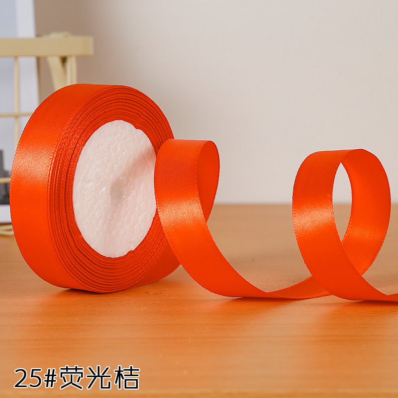 Fábrica al por mayor 2cm cinta hecha a mano cinta de poliéster caja de regalo cinta floral cinta para hornear cinta decorativa