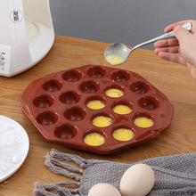 定制陶瓷烤螺盘创意家用19格鸡蛋仔烤盘亚马逊法式蜗牛盘陶瓷
