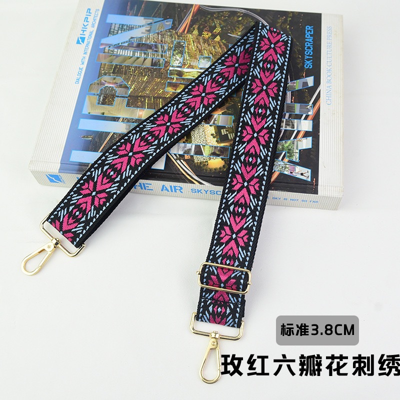 Bolso bandolera con accesorios ultra anchos, bolso de color, correa gruesa, correa de repuesto alargada, correa de hombro de bolso universal ajustable