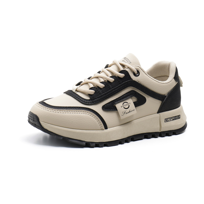 2023 Herbst Neue INS Koreanische Atmungsaktive Student Board Schuhe Dicke Sohle Casual Schuhe für Frauen_voghion.com