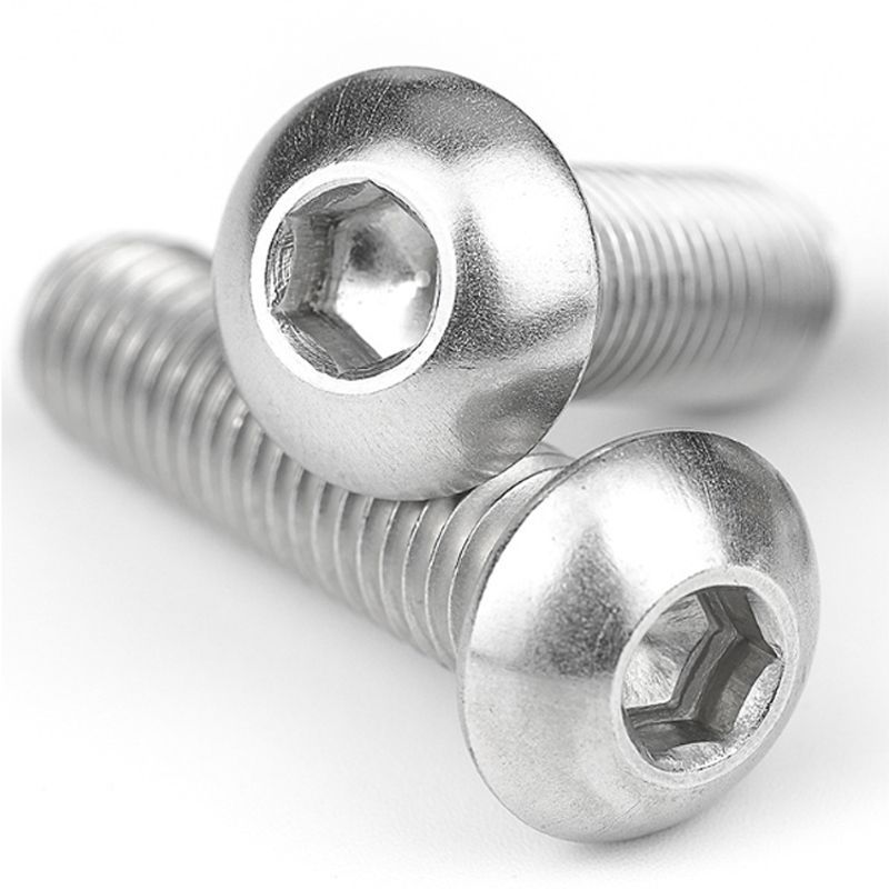 Acero inoxidable semicircular cabeza hexagonal tornillo hexagonal cabeza redonda cabeza hexagonal tornillo hexagonal cabeza de hongos cabeza hexagonal tornillo