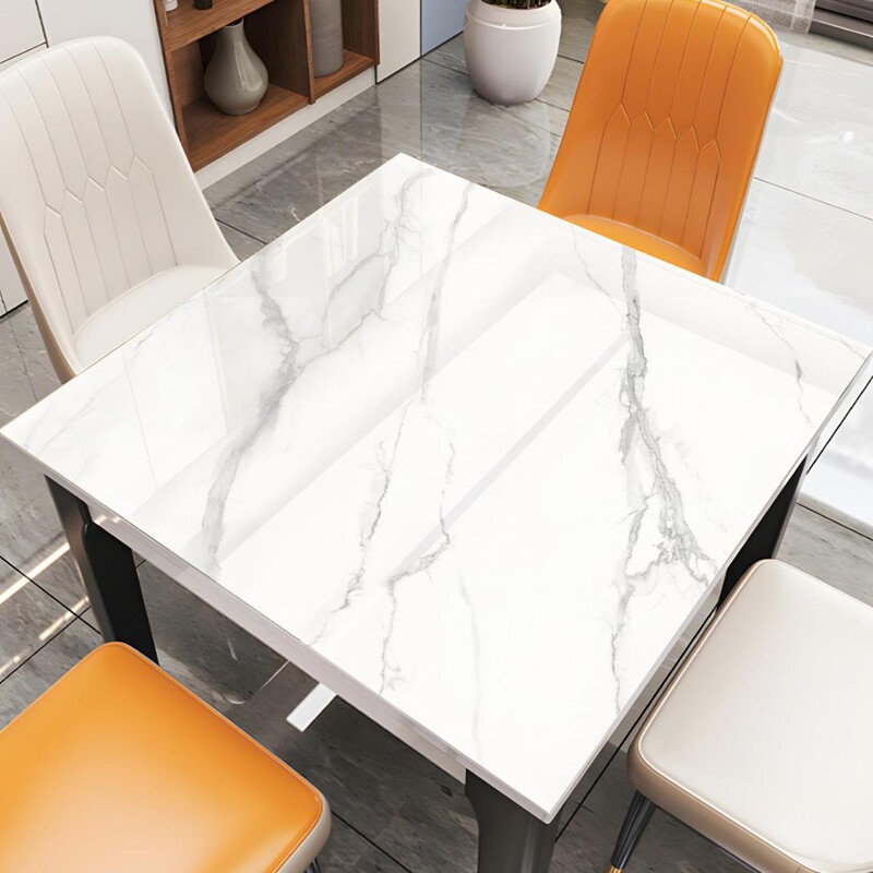 Pvc Square Tablecloth Waterproof Oil-Proof Heat-Resistant Washable Square Dining Table Mat Home Eight Immortals Tablecloth Coffee Table Mat