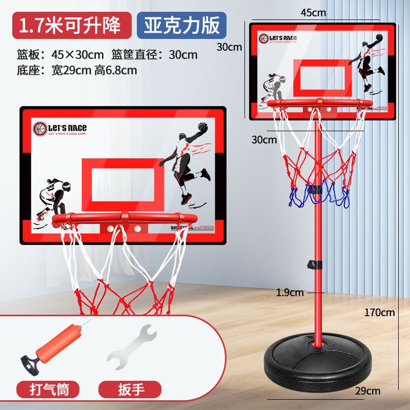 Soporte de baloncesto infantil transfronterizo ajustable casa móvil Marco de tiro interior Marco de baloncesto de entrenamiento juvenil adulto al aire libre