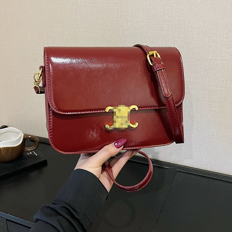 Cross-Border 2026 Spring New Fashion Small Square Bag, High-End Foreign Trade Women's Shoulder Crossbody Bag Ladies Bag Cross-Border 2026 Spring New Fashion Small Square Bag, High-End Foreign Trade Women's Shoulder Crossbody Bag Ladies Bag